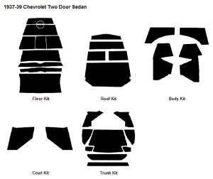 37-39 2-DOOR SEDAN ACOUSTI-SHIELD KIT Photo Main
