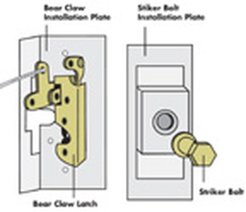 INSTALL KIT BEAR CLAW LATCH, SMALL Photo Main