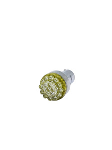 Bulb -LED Super Bright Amber Bulb 12v Single Contact (Straight Pins) Photo Main