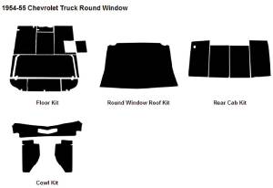 54-55 (1ST SERIES) TRUCK  ACOUSTI-SHIELD KIT Photo Main