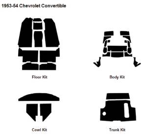 53-54 CONVERTIBLE ACOUSTI-SHIELD KIT Photo Main