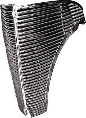 CAR GRILLE -REPLATED CHROME. STOCK Photo Main