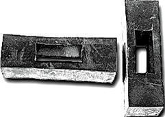 BUMPER -BRAKE & CLUTCH ARMS TO FLOOR (2 PIECES) Photo Main