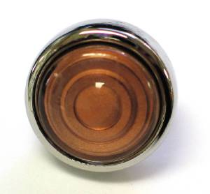 Headlight Knob - Chrome With Copper Swirl Center Photo Main