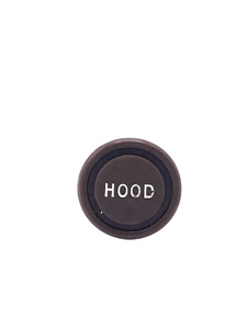 Knob - "Hood" Letter (Brown) Photo Main
