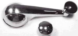 WINDOW CRANK W/ CHROME KNOB. Photo Main
