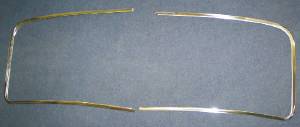 WINDSHIELD MOULDINGS -COMPLETE, STAINLESS STEEL Photo Main