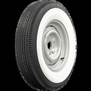TIRE (670X15). BF GOODRICH, BIAS PLY, 3-5/8" WHITE WALL, TUBELESS Photo Main
