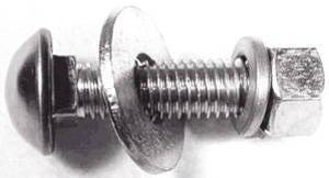 BUMPER BOLT W/ STANDARD NUT, WASHERS (LIKE ORIGINAL) Photo Main