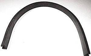 RUBBER WINDOW CHANNEL W/ BOWDRILL CLOTH (LOWER CHANNEL @ REAR OF DOOR) FOR 2-DOORS Photo Main