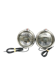 Driving Lights (12v, 5") Clear With Brackets Photo Main