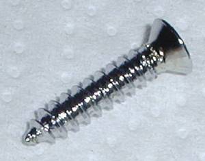 SCREWS -FOR PLATE UNDER EXTERIOR DOOR HANDLE, CHROME Photo Main