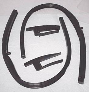 FRONT DOOR VENT RUBBER & VERTICAL SEAL -CONVERTIBLE & HARDTOP Photo Main