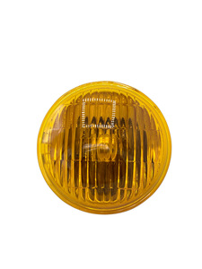 Light, Fog Amber Sealed Beam Lamp #4415A 12v 5" Screw Terminals  Photo Main