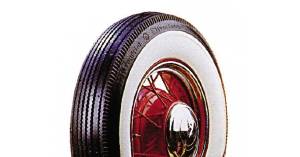 TIRE (600X16). BF GOODRICH, BIAS PLY, 3-1/2" WHITEWALL Photo Main