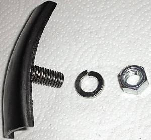BUMPER GUARD BOLT. STEEL PLATE W/ BOLT & NUT FOR FOLD DOWN REAR GUARD Photo Main