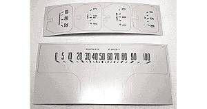 DECAL SET -INSTRUMENT GAUGE (LATE 39, CREAM & DARK BROWN) Photo Main