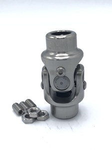 Steering Shaft U-Joint (Stainless Steel) 3/4"-36 Box/Column, 3/4"-Dd Shaft (Flaming River) Photo Main