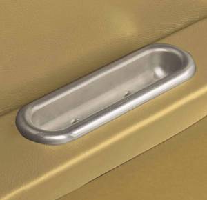 Door Pull Kit, Brushed Billet Aluminum Oval Armrest  Photo Main