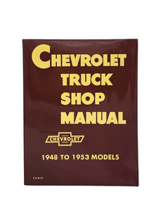 Shop Manual - Original 48-52, Full Size. Superb Photo Main
