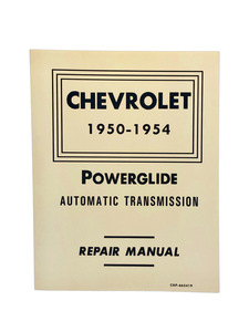 Shop Manual - Powerglide Repair. Includes 1954 Supplemental Data Photo Main