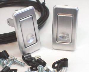 DOOR LATCH RELEASE KIT -RECTANGULAR PLATE, MANUAL PRESS RELEASE (FOR BEAR CLAW LATCHES) Photo Main