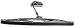 Chevrolet Parts -  Wiper Blade -Polished Stainless Steel For First Series, 10"