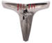 T-BAR MIDDLE OF GRILLE -CHROME