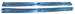 Chevrolet Parts -  Sill Plates, 2-Door -Aluminum -Except Convertible and Sedan Delivery