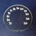 Chevrolet Parts -  Radio Dial Lens, 2" Diameter