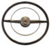  Parts -  Steering Wheel, Bel Air Black With Unpainted Bel Air Horn Button