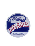 Chevrolet Parts -  Heater Decal - (Recirculating) Round 