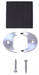  Parts -  Trim Plate - Split and Pinned, Oval Plate With Oval Hole