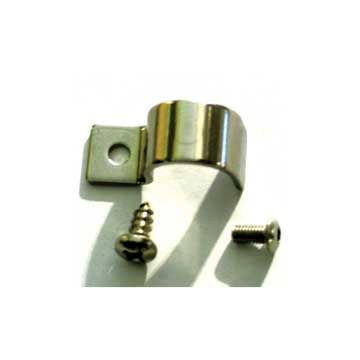 Detail: Chevy Parts » Line Clamps -3/8 Single Line Clamp Set Of 12  W/Hardware. Stainless St