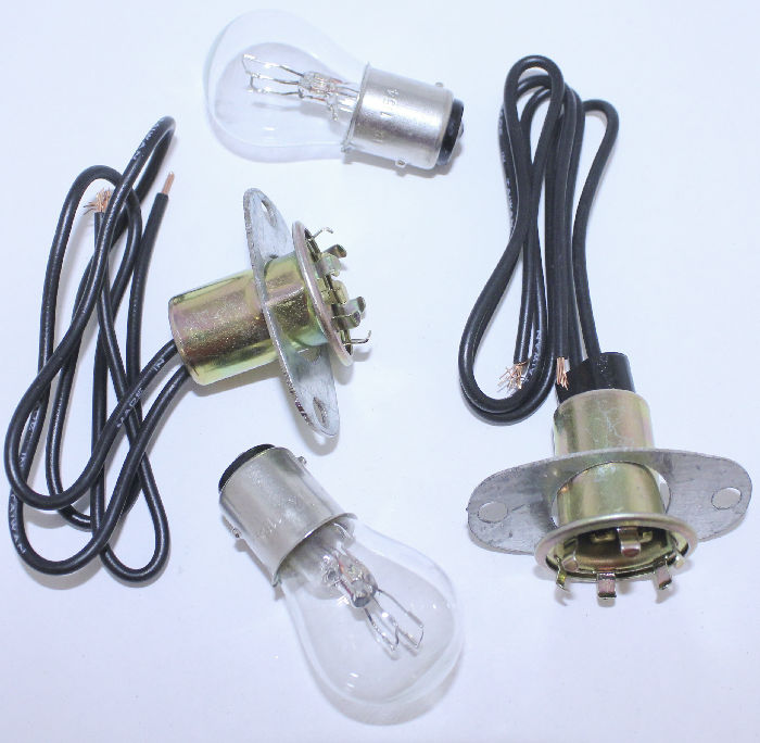 Park Light Sockets, Bulbs 6v For Turn Signal