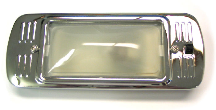 Chrome Dome Light Assembly For 1955-1959 Chevy Chevrolet GMC Truck 2nd Series (55 56 57 58 59 Pickup)