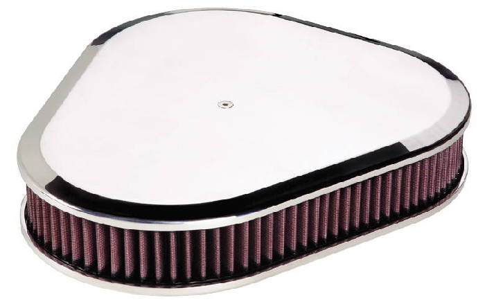 Chevy Parts » Air Cleaner, Billet Triangle -Plain (Smooth)