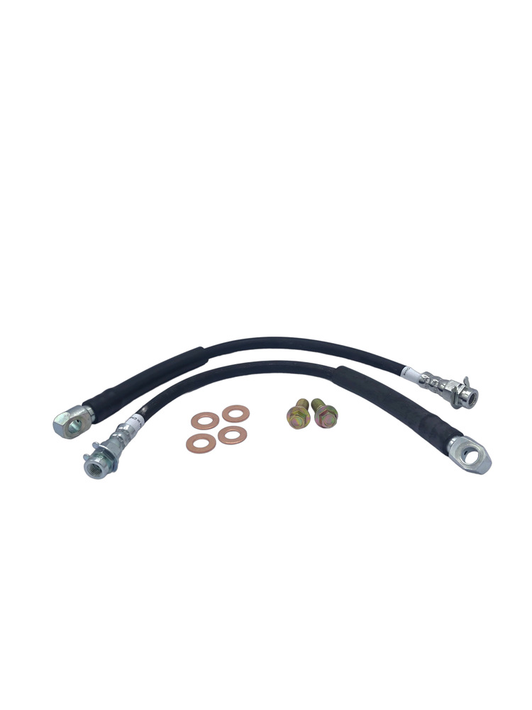 Chevy Parts » Brake Hose Kit (Front Rubber) For ECI Disc Brake Conversions. 78Newer
