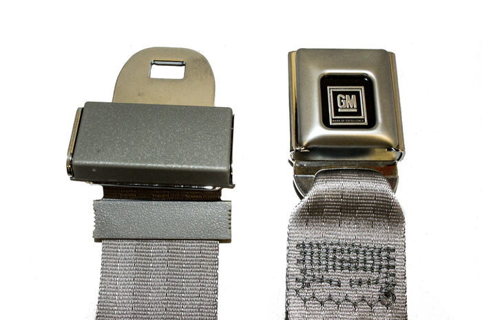 Chevrolet C10 Seat Belts With GM Standard Buckles And Buckle