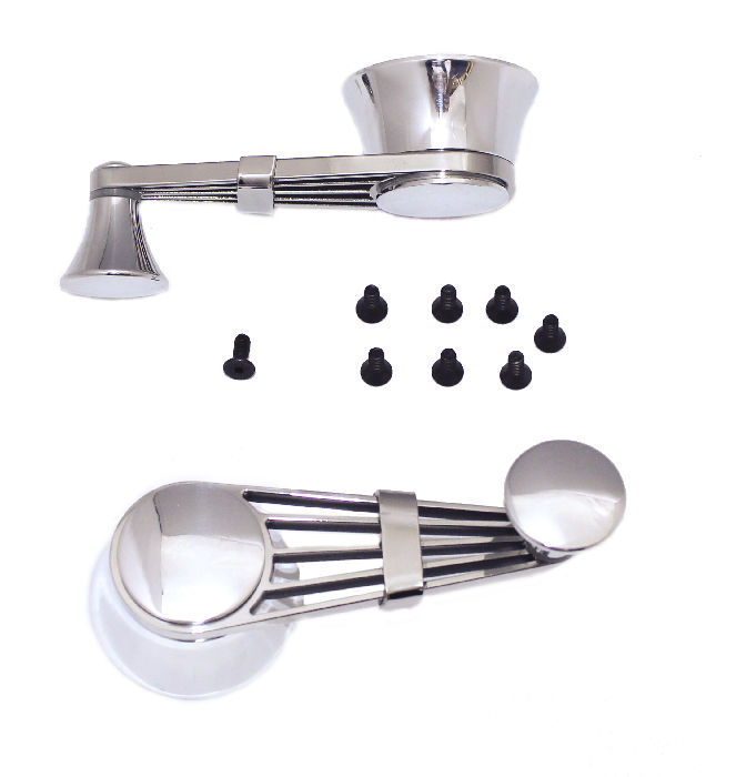 Chevy Parts » Window Vent Cranks Banjo Style Polished Stainless With