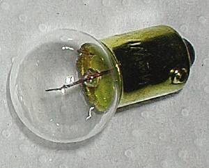 Chevrolet Bulb -Glove Box, Radio Dial and License Light and More #55 6v Single Contact (Straight Pins) Photo Main