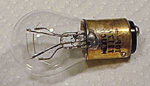 Chevrolet Light Bulb -Brake and Turn Signal Lights #1176 12v Dual Element (Straight Pins) Photo Main
