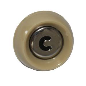 Choke Knob - Ivory With Chrome Insert Photo Main