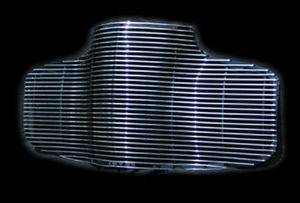 Chevrolet Car Grille -Billet. Polished Face Of Bars With Shaped Ends Makes Mouldings Optional Photo Main