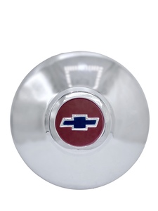 Hub Cap -Modified For Rally Wheels, Red Center With Blue Bowtie Photo Main