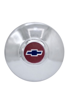 Chevrolet Car Hub Cap -Modified For Rally Wheels, Red Center With Blue Bowtie Photo Main