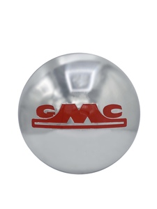 Truck Hub Cap, Chrome GMC With Red Lettering (1/2 Ton Only) Photo Main