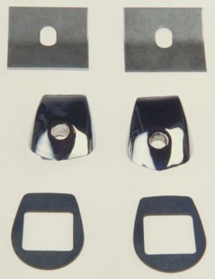 Chevrolet Car Windshield Wiper Conversion Kit Shaft Cover, Chrome Photo Main