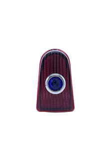 Chevrolet Car Lens - Tail Light Glass With Blue Dot. Original In '50 Photo Main