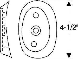 Chevrolet Car Mount Pad - Left Tail Light Stand - Sedan Delivery Photo Main